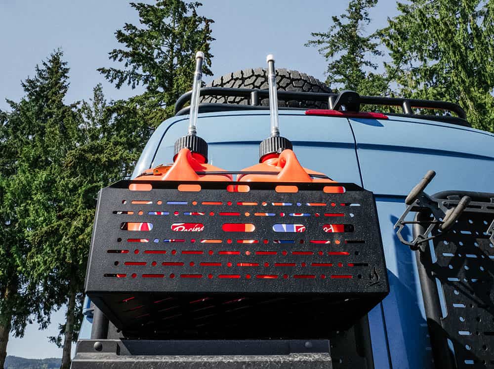 ADVENTURE VAN REAR PLATFORM GEAR CAGE - FVCO