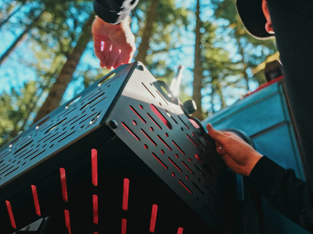 ADVENTURE VAN REAR PLATFORM GEAR CAGE - FVCO