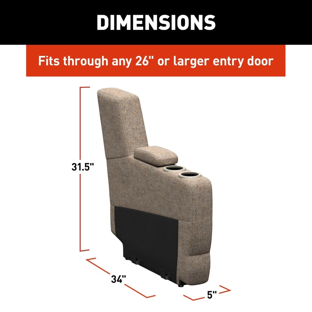 Thomas Payne® Signature Seismic Series RV Theater Seating Center Console - 5"