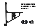SPRINTER VAN REAR TIRE CARRIER - FVCO