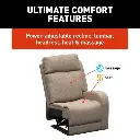 Thomas Payne® Signature Seismic Series RV Theater Seating Recliner - Left Arm