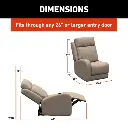 Thomas Payne® Signature Seismic Series RV Theater Seating Recliner - Right Arm