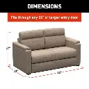 Thomas Payne® Signature Heritage Series RV Clickback Sleeper Sofa
