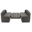 RV Dinette Booth with Table | 44" Slate