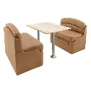 RV Dinette Booth with Table | 38" Sand
