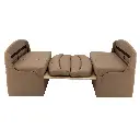 RV Dinette Booth with Table | 38" Cappuccino