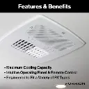 Furrion Chill® Cube Ducted Air Distribution Box (R32) with Remote