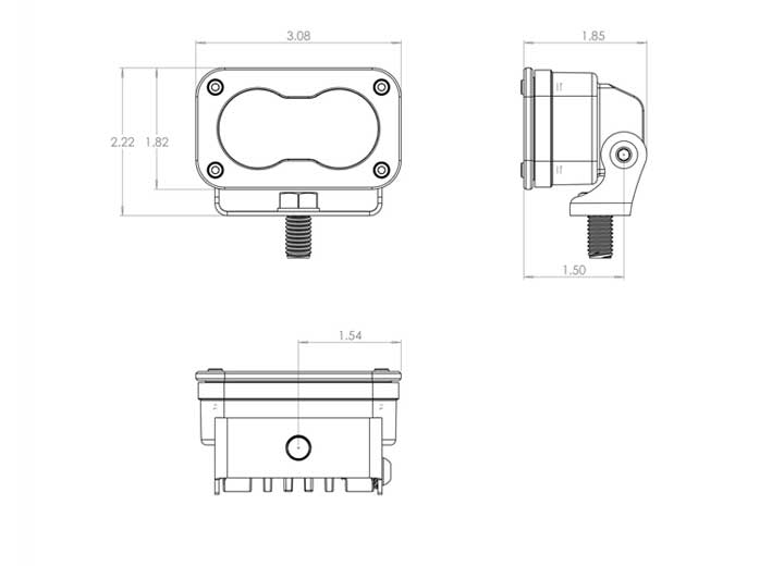 BAJA DESIGNS S2 SPORT, PAIR WIDE CORNERING LED