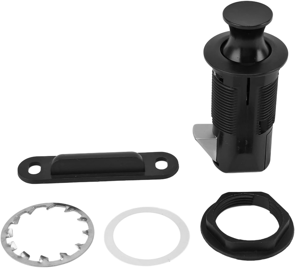 Push Bouton Latch - Black