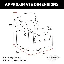 2-Arm Swivel Glider Recliner