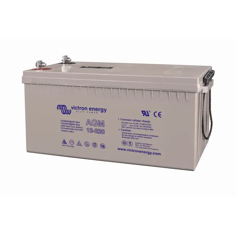 Victron Energy – 12V/220Ah Deep Cycle AGM Battery - Group 8D