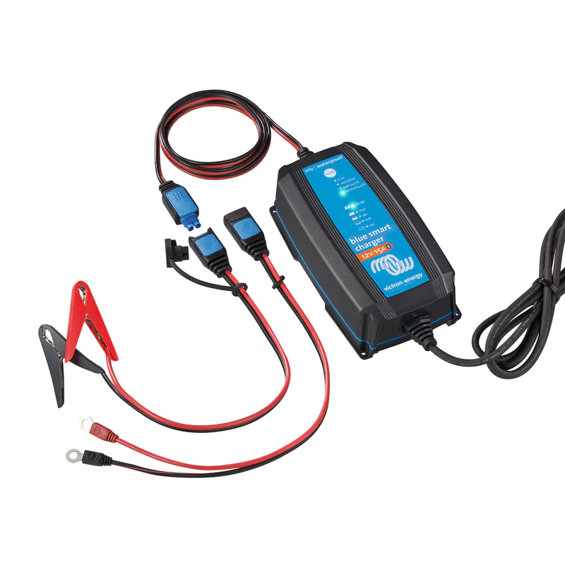 Victron Energy Blue Smart IP65 Charger 12V/15 120V NEMA 1-15P