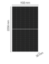 545W Longi Solar Panel bifacial