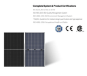 545W Longi Solar Panel bifacial