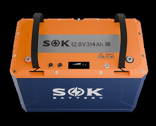 SOK – 12V 314AH Lithium Battery, Bluetooth, Self-Heating, with Victron Communication