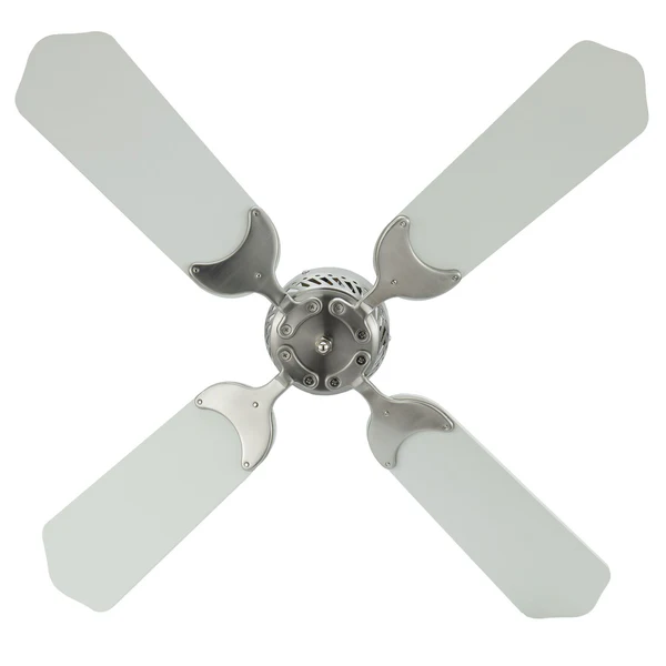 RV Ceiling Fan | 36" Brushed Nickel with White Blades | 12 Volt