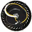 RV Ceiling Fan | 42" White Brush Nickle | 12 Volt