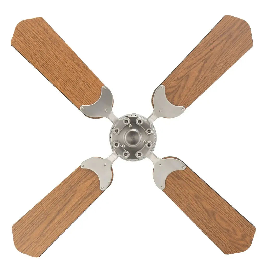 RV Ceiling Fan | 36" Oak Brush Nickle | 12 Volt