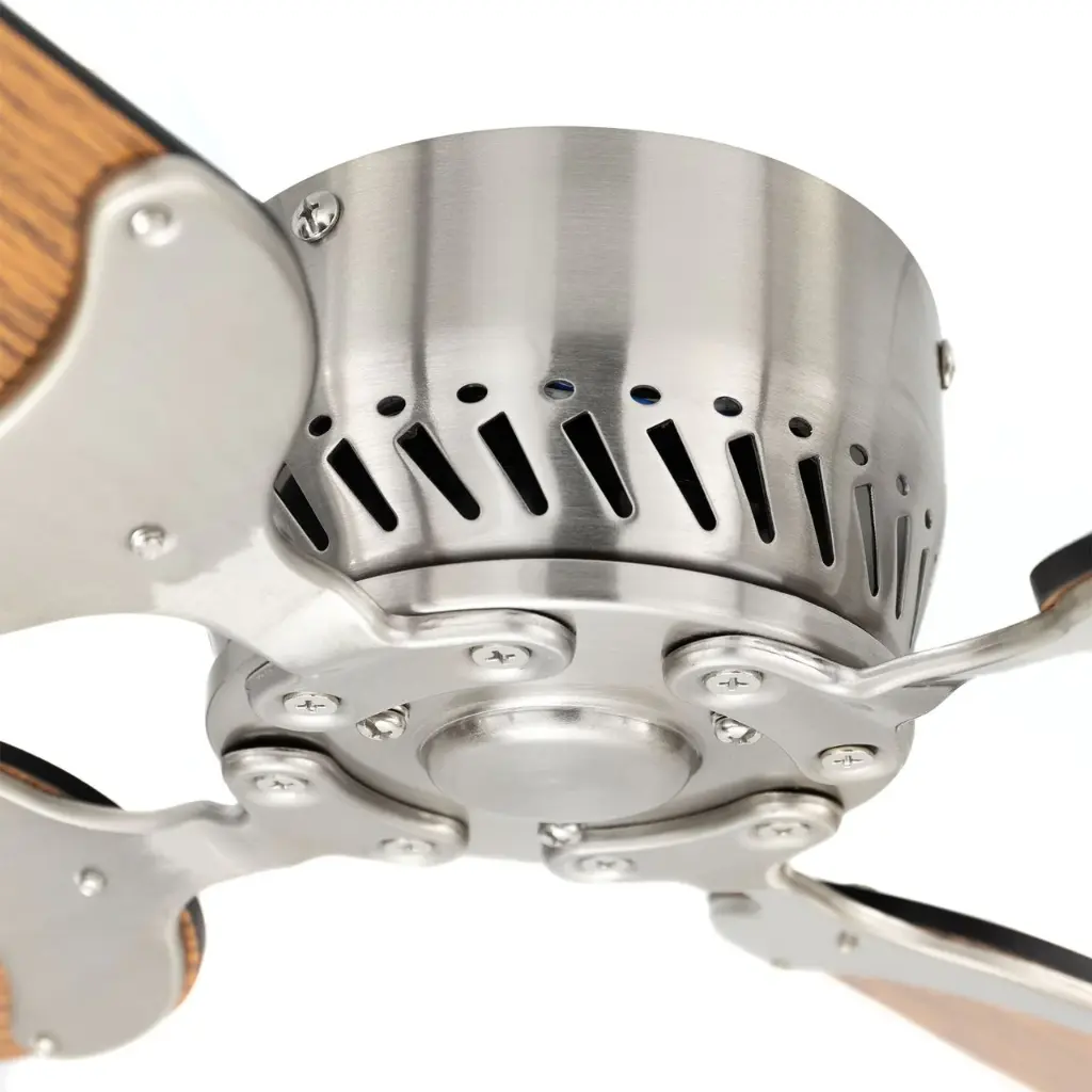 RV Ceiling Fan | 36" Oak Brush Nickle | 12 Volt