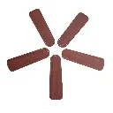 Replacement Fan Blades 16 ½" Oak/Walnut | Five Pack
