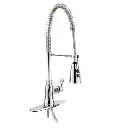 RV Kitchen Faucet Pull Down Gooseneck | Chrome with Tea-Pot Handle