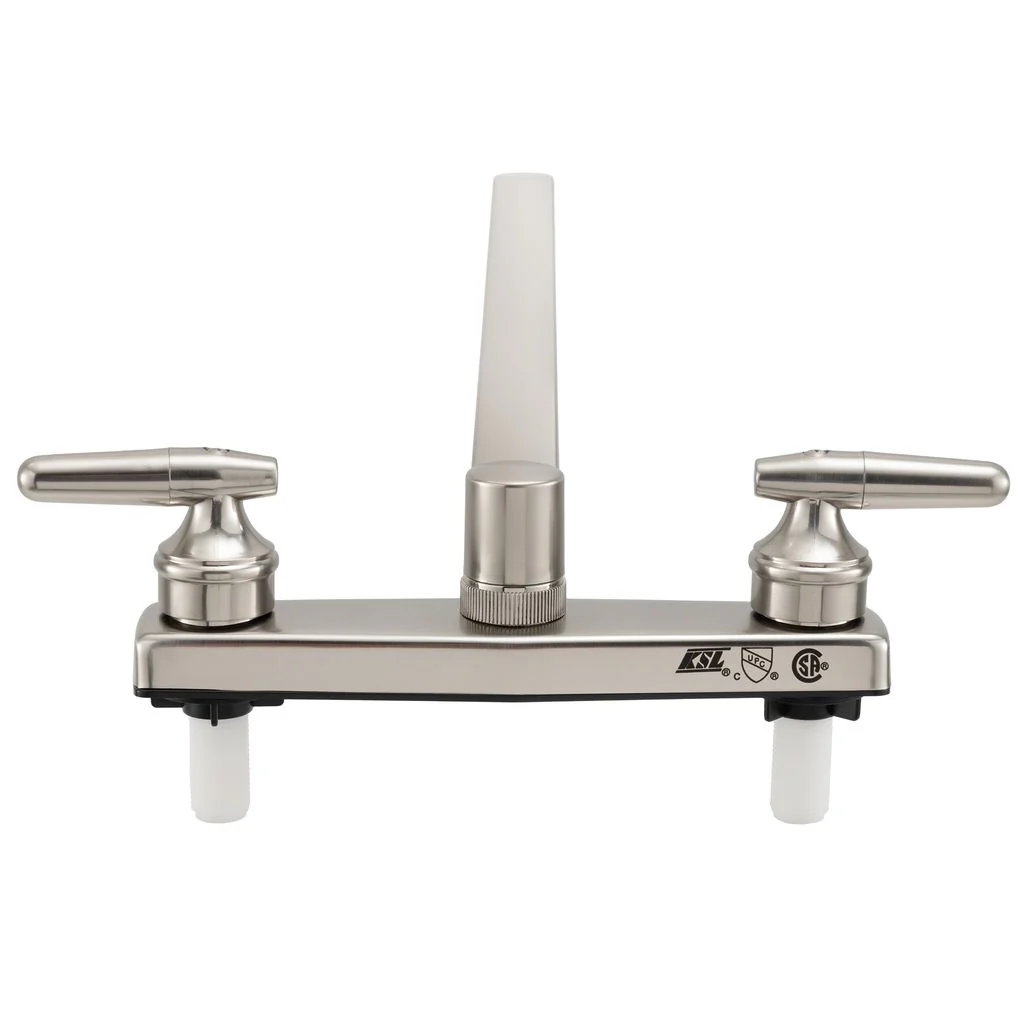 RV Kitchen Faucet | Two Handles | Chrome