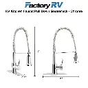 RV Kitchen Faucet Pull Down Gooseneck | Chrome