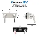 RV Shower & Bathtub Diverter Valve | Brushed Satin Nickel