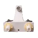 RV Shower & Bathtub Diverter Faucet | Smoked Handles