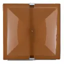 Heng's 90115-C1 14" X 14" Elixir Universal Replacement Vent Lid - Amber