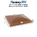 Heng's 90115-C1 14" X 14" Elixir Universal Replacement Vent Lid - Amber