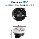 Ventline V2270-50 Breeze 360 Exhaust Fan - Non-Lighted, 50 CFM