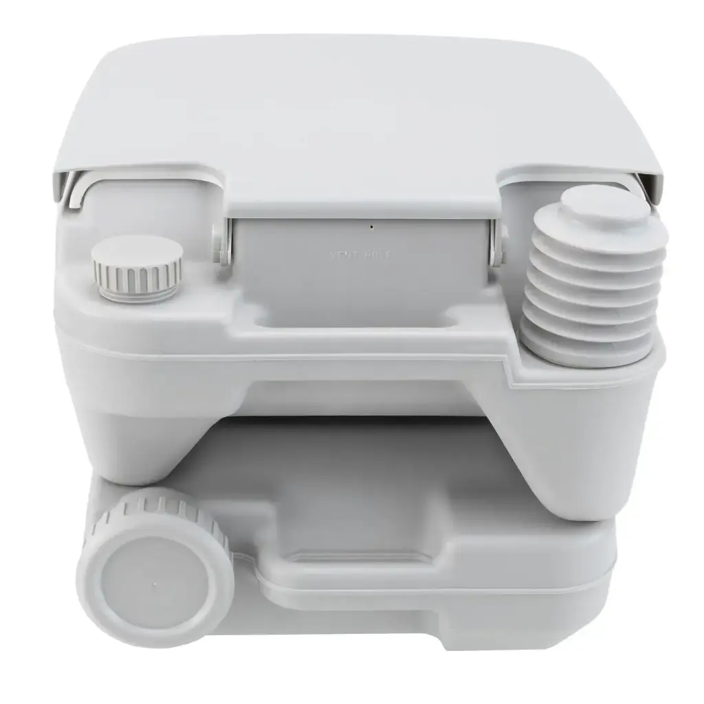 Heng's Camping Portable Toilet 2 ½ Gallon | Gray