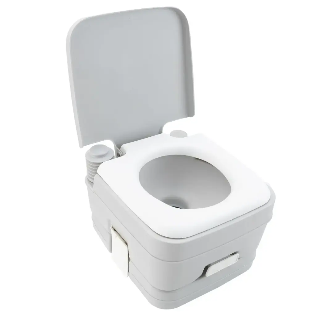 Heng's Camping Portable Toilet 2 ½ Gallon | Gray