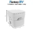 Heng's Camping Portable Toilet 5 Gallon | Gray