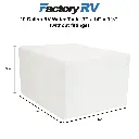 RV Fresh Water Tank 10 Gallon | 17" x 14" x 9 ½" | Elkhart Plastics EPI 4352 (without fittings)