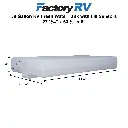 RV Fresh Water Tank 39 Gallon | 27 ¾ " x 53 ½" x 6" | With Fill Sensors