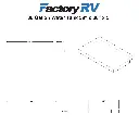 RV Fresh Water Tank 38 Gallon | 59" x 36" x 5" | Elkhart Plastics EPI 4367