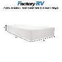 RV Fresh Water Tank 38 Gallon | 55" x 24" x 7" | Alpha VR24557W (without fittings)