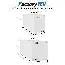 RV Fresh Water Tank Combo 30 & 42 Gallon | NSF Certified and BPA Free