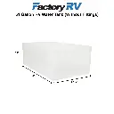 RV Fresh Water Tank 51 Gallon | 22 ¼" x 38" x 14" | Elkhart Plastics EPI 0145 (without fittings)
