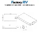 RV Fresh Water Tank 45 Gallon | With Sensors