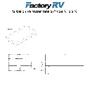 RV Fresh Water Tank 42 Gallon | 57" x 29 ¾" x 5 ¾" | Elkhart Plastics EPI 03029 (without fittings)