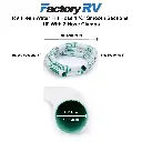 RV Fresh Water Fill Hose 1 ¼" Smooth Sections 10' | With 2 Hose Clamps