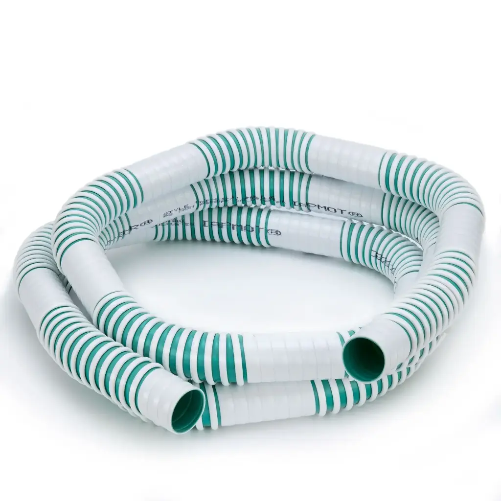 RV Fresh Water Fill Hose 1 ¼" Smooth Sections 10' | With 2 Hose Clamps