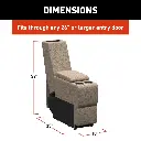 Thomas Payne® Signature Heritage Series RV Theater Seating Center Console - 10"