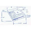 #920 Winnebago RV fiberglass shower pan