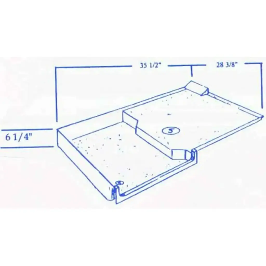 #922 Winnebago RV fiberglass shower pan
