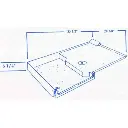 #922 Winnebago RV fiberglass shower pan