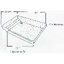 #486 Suncrest RV fiberglass shower pan